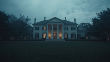 Luxury home showing subtle insurance coverage gaps and underinsurance risk concept